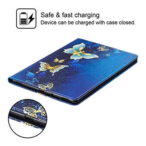 Galaxy Tab S4 10.5 Case, Premium Leather Lightweight Flip Stand Cover with - Picture 7 of 8