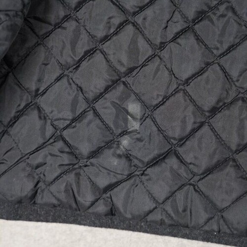 Vintage Old Navy Mens Black Wool Peacoat XXL Quilt lining single breasted City - Picture 8 of 13