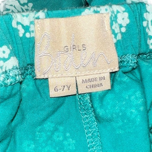 Mini Boden Green/White girls skort sz 6/7 - Picture 2 of 4