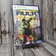 The Incredible Hulk (Microsoft Xbox 360, 2008) SCRATCHED Disc and Manual Only