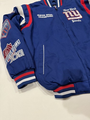 NWOT G-III Apparel New York Giants Super Bowl Jacket Varsity Bomber Mens Size S - Picture 5 of 23