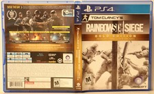 Tom Clancy's Rainbow Six Siege: Gold Edition (Sony PlayStation 4, 2015) PS4
