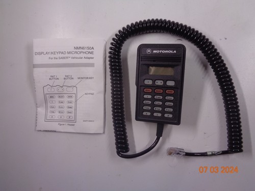 MOTOROLA MNN6150A MICROFONO DIPLAY-TASTIERA - Zdjęcie 1 z 6