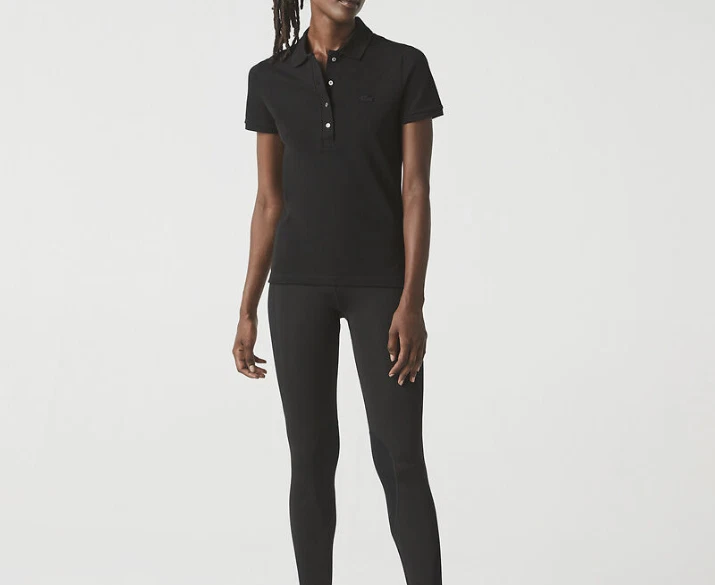 Original Lacoste Womens Slim Fit Cotton Polo Shirt 36-42 - Image 3 of 4