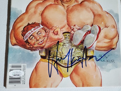July 1986 Mad Magazine Autographed Signed by Hulk Hogan JSA Authentication NICE - Picture 2 of 4