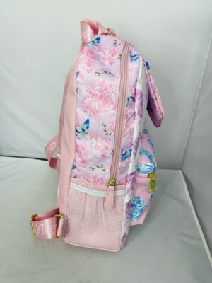 Luv BETSEY JOHNSON Pink Floral Backpack Rose Print Bag LBSTUDY Crossbody Purse Luv BETSEY JOHNSON Pink Floral Backpack Rose Print Bag  main image 2