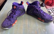 Nike Barkley Posite Max Phoenix Suns Purple Shoe Men's Size 11 555097-581 Used