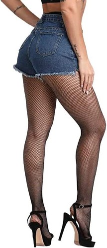 Womens Black Pattern Fishnet Tights Patterned Ladies Pantyhouse Hosiery - Picture 58 of 161
