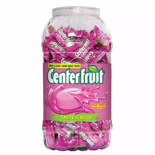 Center Fruit Flavour Bubble Gum Jar Pack of 200 Chewing Gums - Picture 8 of 12
