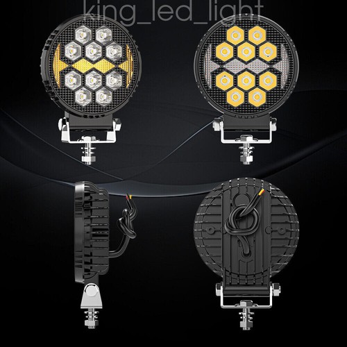 4X 4 Inch Round LED Work Light Bar Pods Driving Fog Headlight Truck Off Road SUV - Picture 11 of 12