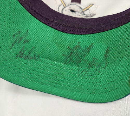 Anaheim Mighty Ducks NHL Vintage 1990’s Signed Hat Cap Snapback - Picture 3 of 9