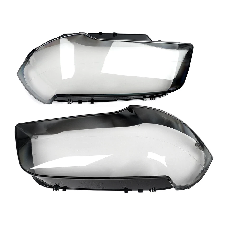 Left&Right Front Headlight Headlamp Lens Cover Pair For BMW X3 E83 2004-2010 Foto 4 de 4
