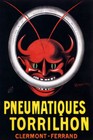PNEUMATIQUES TORRILHON TIRE RED DIVEL BITE FRENCH CAPPIELLO VINTAGE POSTER REPRO