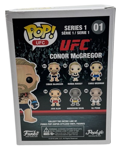 Conor McGregor Signed Funko Pop UFC #01 Figure MMA Autograph Beckett COA - Afbeelding 5 van 6