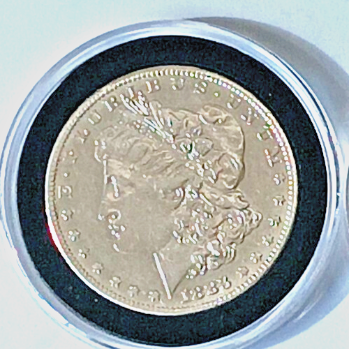 1883-S Morgan Dollar - Scarce  Semi-key Date HiGrade AU/EF Details