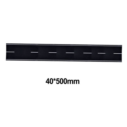 5Pcs N Scale 1:160 Black Road Strips 40mm X 500mm Self Strong Adhesion New - Picture 5 of 8