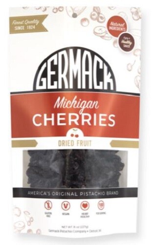 Germack Michigan Dried Cherries, Case of Eight 8 oz Pouches - Picture 1 of 2