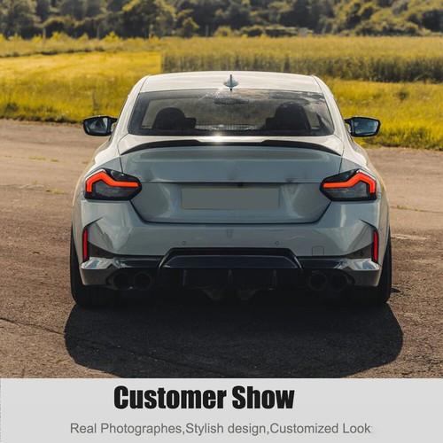 For BMW G42 G87 M240i 220i M2 2022-2024 Dry Carbon Rear Boot Trunk Spoiler Wing - Picture 10 of 12