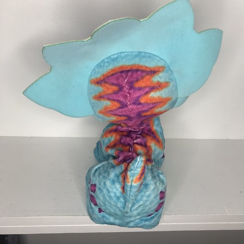 Hasbro furReal Hoppin Topper Interactive Plush Dinosaur Pet Kid Toy blue fur Euc - Picture 4 of 8