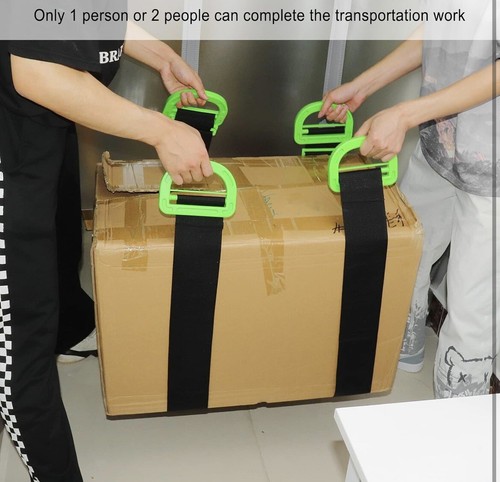 Moving Belt, Single or Two-Person Retractable Carrying Straps with Handles, Dura - Picture 3 of 7
