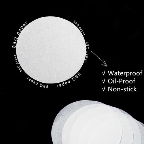 500pcs Silicone Baking Paper Round Greaseproof Non-stick Barbecue Oven Accessory - Picture 13 of 14