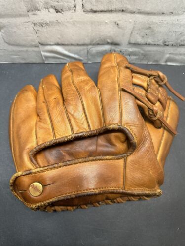 1940'S TED WILLIAMS BOSTON RED SOX WILSON 614 USA CLEAN BASEBALL GLOVE - Picture 2 of 7