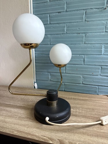Vintage Table Space Age Sputnik Lamp Atomic Design Light Mid Century Desk UFO - Picture 16 of 21