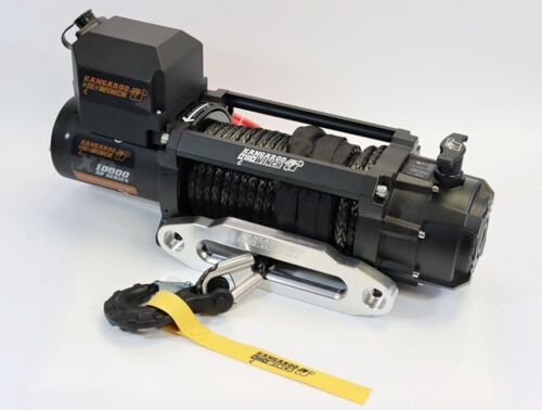 Schnelle elektrische Seilwinde Kangaroo Winch K10 000XP Kunststoffseil 12V 4x4 - Bild 2 von 12