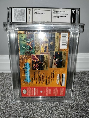 Graded - N64 Shadow Man Wata 7.5 A Brand New Sealed Nintendo 64 - Picture 2 of 2