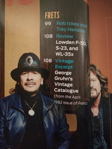 Revista Guitar Player Septiembre 2016 Neal Schon & Carlos Santana Cubierta - Imagen 4 de 7