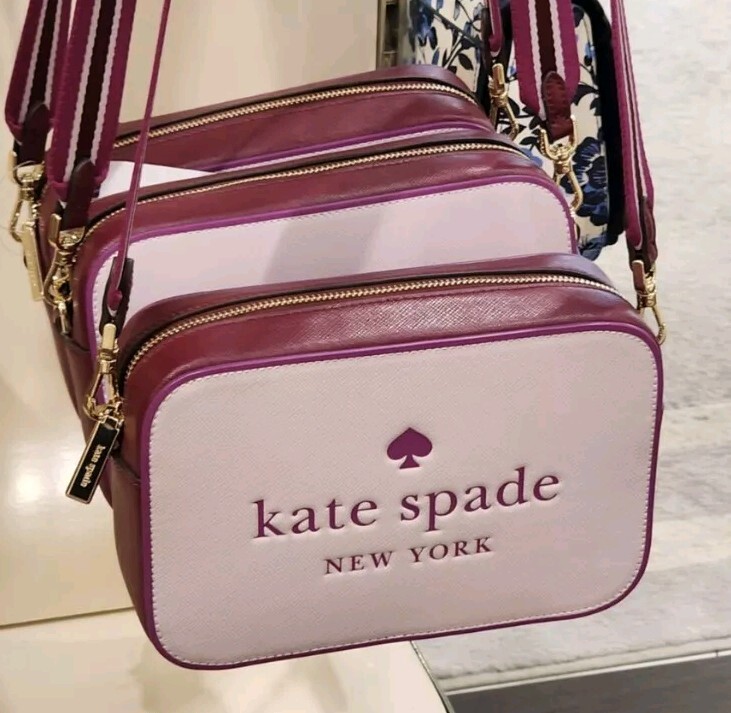 Kate Spade Oh Snap Colorblock Lilac Moonlight Mini Camera