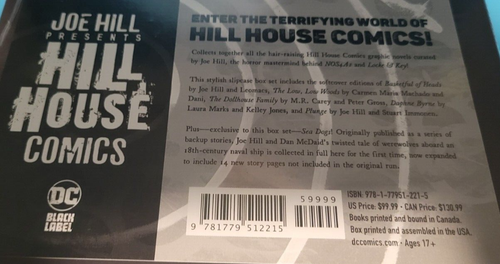 Joe Hill presenta Hill House Comics TPB cofanetto nuovo DC Comics etichetta nera sigillato - Foto 3 di 4
