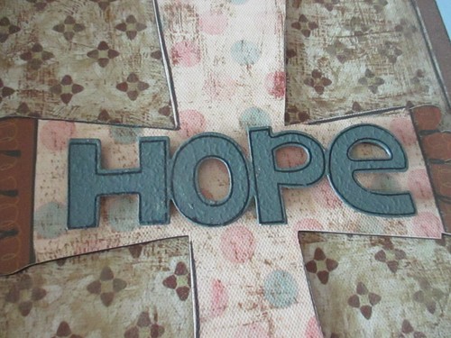 OBOT Hope This thing called family Cross Wall art hanging sign - Picture 7 of 12
