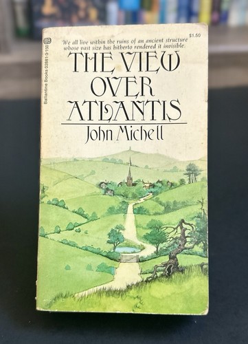 The View Over Atlantis by John Mitchell Vintage Ballantine 2nd Print 1972 PB - Picture 1 of 11