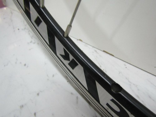 trecking 700c 35 / 40 Hybrid bike Alloy front Wheel new black  Bicycle  - Picture 6 of 7