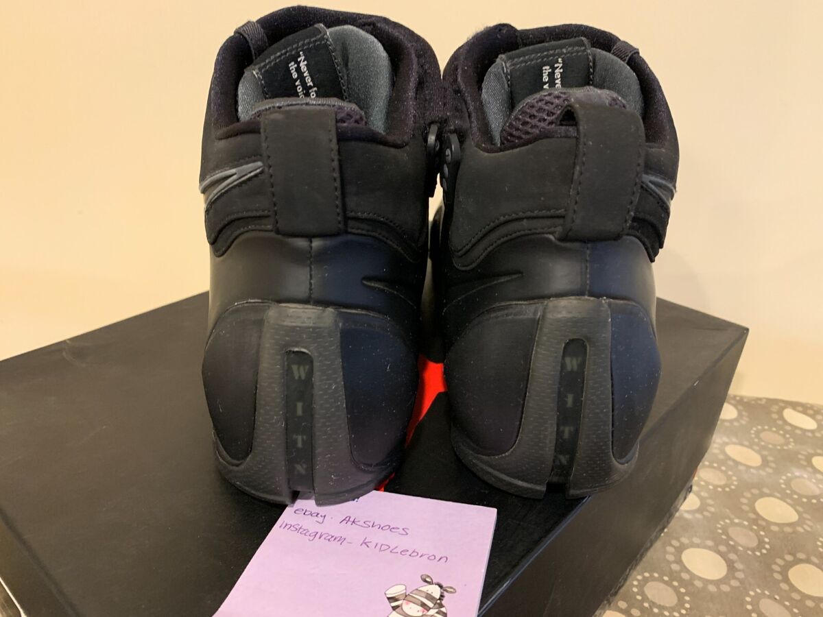 RARE OG NEW Nike Zoom LeBron 4 IV Triple Black 2006 SALES RARE OG NEW Nike Zoom LeBron 4 IV Triple Black 2006 SALES