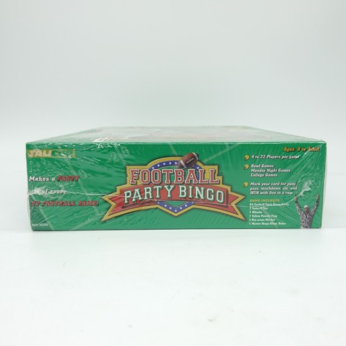 Football Party Bingo TV Football Game By Talicor Factory Sealed Vintage 1999 NEW - Picture 4 of 6