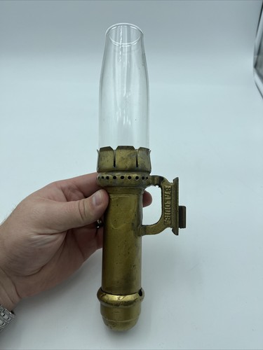 🔥VTG HANDLAN WALL MOUNT RAILROAD RPO RAILWAY POST OFFICE CAR LAMP LANTERN🔥 - Picture 3 of 16