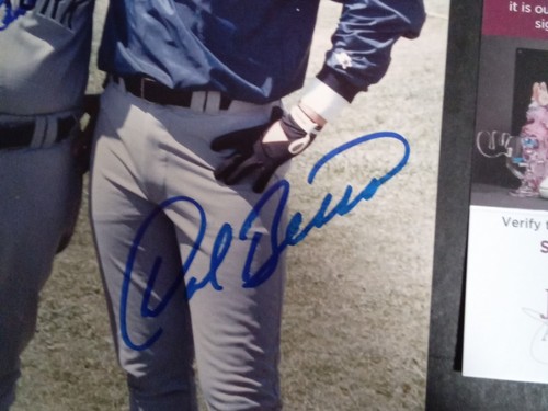 Yogi Berra & Dale Berra signiertes NY Yankees Farbfoto JSA COA-1 # - Bild 3 von 5