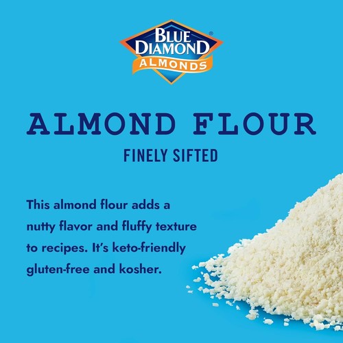 Blue Diamond Almonds Almond Flour, Gluten Free, Blanched, Finely Sifted, 48 oz - Picture 4 of 11
