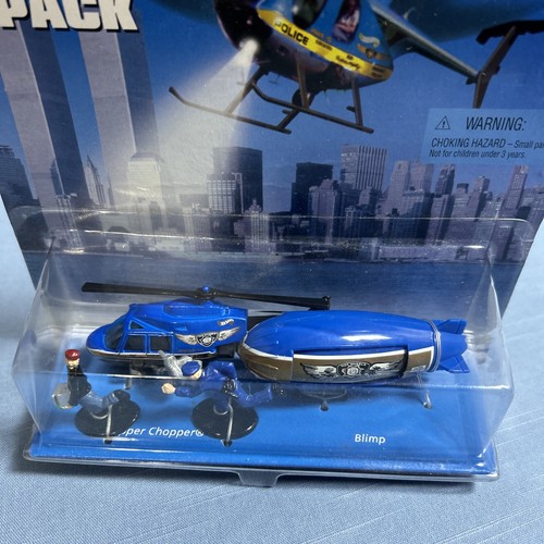 Hot Wheels Action Pack Sky Search Copper Chopper and Blimp - Picture 2 of 5