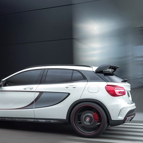 Kit de carrocería de ala del alerón trasero para Mercedes X156 clase GLA250/45 AMG negro - Imagen 9 de 14