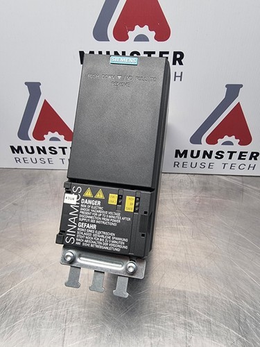 Siemens Sinamics Frequency Drive | 6SL3210-1KE12-3UF1 | 0.75kW / 1HP - Picture 1 of 8