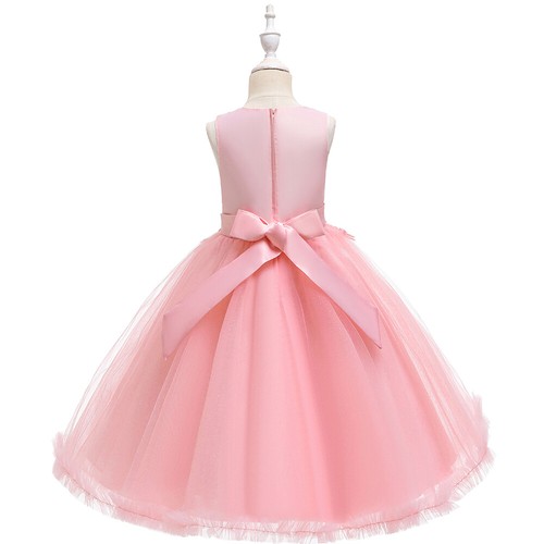 Kids Flower Girls Dress Bridesmaid Party Pageant Princess Christmas Gown Dresses - Picture 24 of 57