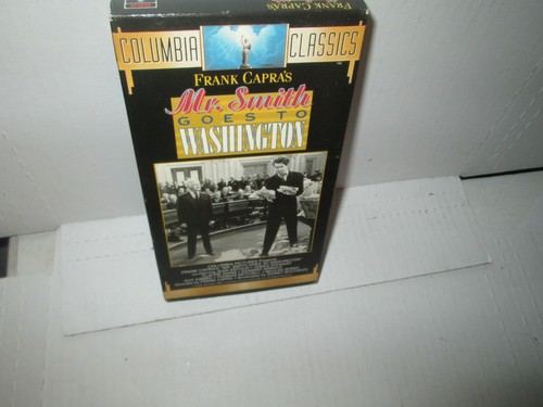 MR. SMITH GOES TO WASHINGTON 1939 Classic vhs JIMMY STEWART Academy Award