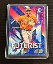 2021 Bowman Chrome Marco Luciano Futurist Blue Mega Box Refractor /150 #FUT-ML