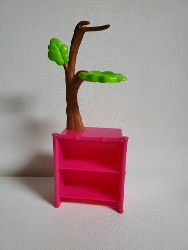 Barbie Shelf With Tree 1/6 Scale Doll House Diorama Furniture Pink Replacement - Picture 6 of 8