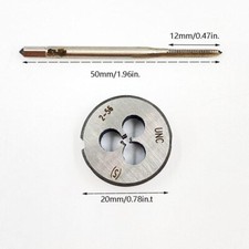 2-56 UNC Tap And Die Set Machine Thread Tap And Round Thread Die Right Hand
