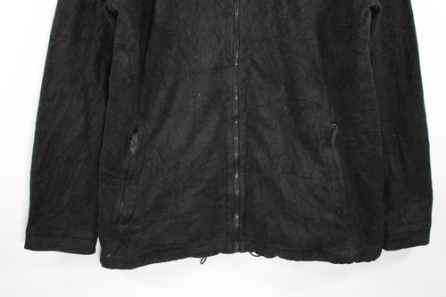 Jack Wolfskin Fleece Jacket Womens XL UK 18 Black Bodywarmer Walking Underlayer - Picture 3 of 12