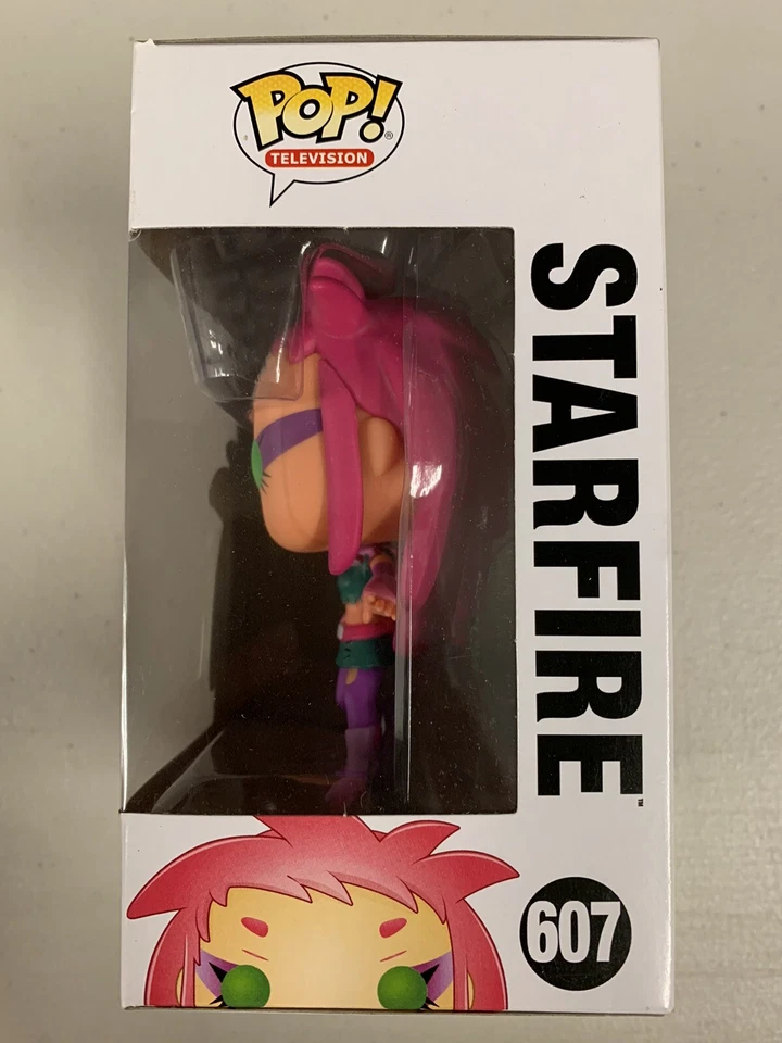 Starfire 607 ~ Teen Titans Go! ~ Funko Pop Vinyl ~ Television + FREE PROTECTOR — 第 2/4 张图片